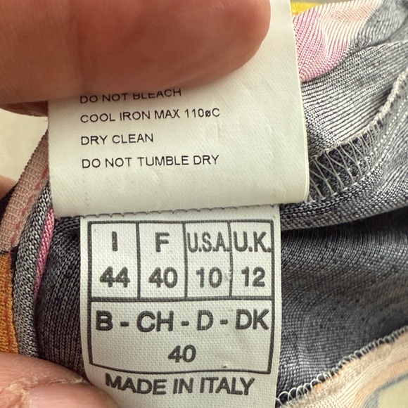 Emilio Pucci Pink and Yellow Backless Dress - Picture 8 of 8